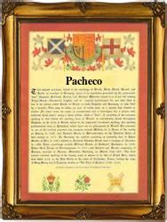 origin of pacheco surname